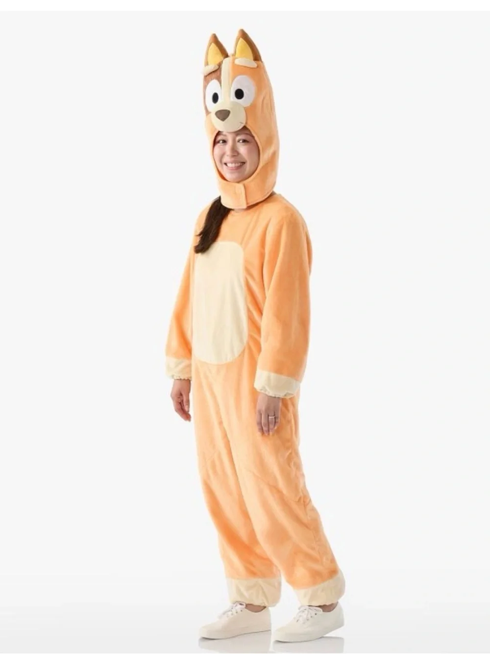 Pottery Barn Kids Adult Bluey Chilli Costume Onesie with Hood
